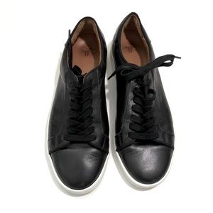 Frye Low Lace Black Sneaker